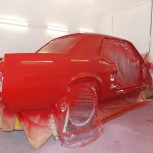 Mustang classic car restoration 4