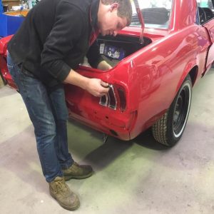 Mustang classic car restoration 7