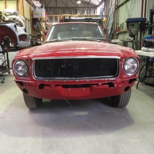 Mustang classic car restoration 8