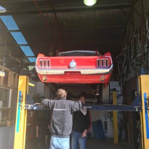 Mustang classic car restoration 8